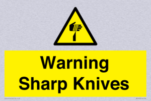 Warning Sharp Knives